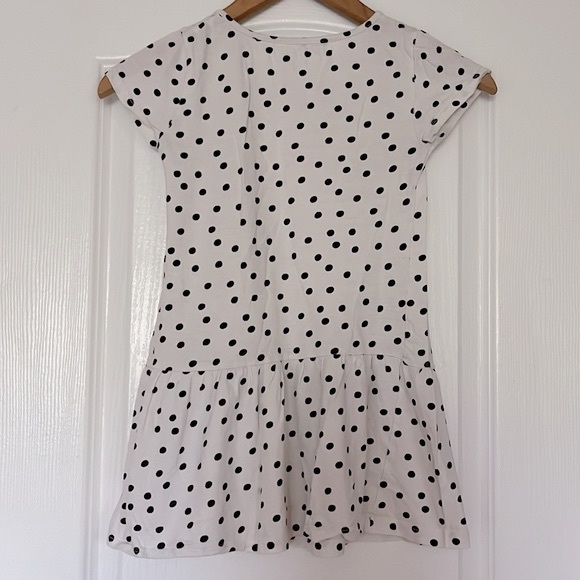 3/$20 😀 H&M Polka Dot Dress with Cute Kitten - Size 6 - 8 - Picture 2 of 4